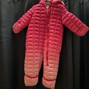 Snozu Pink Gradient Kids One Piece Footie